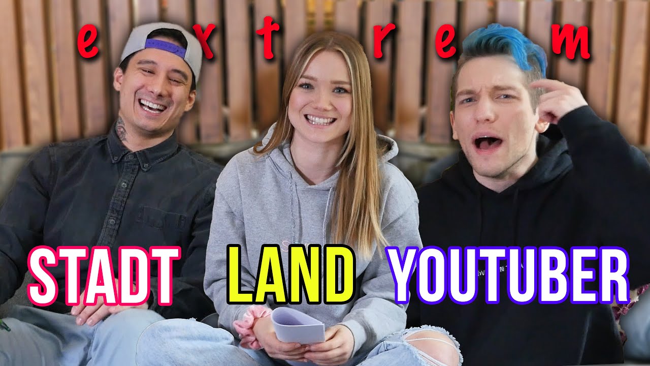 STADT LAND YOUTUBER mega funny ey mit @Bulien Jam und @Renzo - STADT LAND YOUTUBER