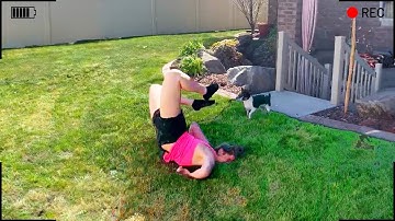 Caught in 4K! Funniest Security Camera Fails #1