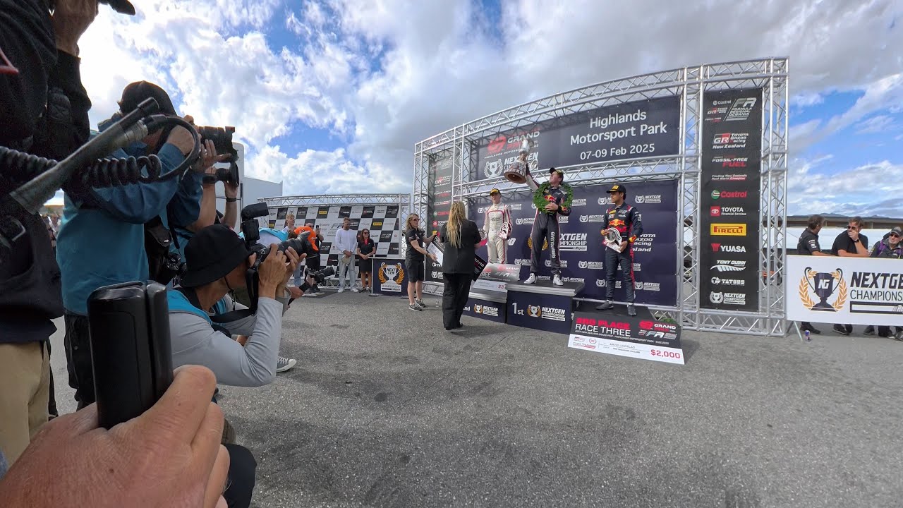 CTFROC R5 2025 NZ Grand Prix Podium - Will Brown wins NZGP