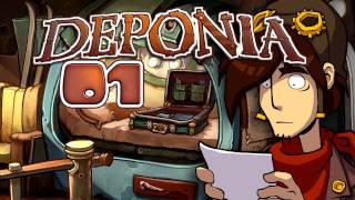 Let's Play Deponia #001 [Deutsch] [HD+] - Willkom... äh.. Tschüss!