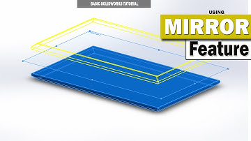 Solidworks Tutorial | SOLIDWORKS Quick Tip - How to Mirror Parts | 3d Modeling Tutorial