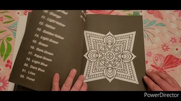 **Book Review** Color Questopia Black Background Color by Number Manadala