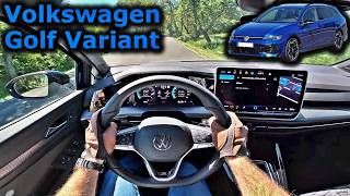 2026 VW Golf Variant 2.0 TSI POV Test Drive | 204 hp 4Motion DSG | 4K