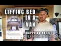 Lifting Bed in a Van: Happijac Bedlift Features & Specs - Benzson Vanlife