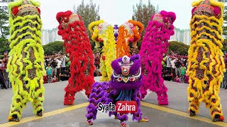 Acrobatic Lion dance 2020 #JakartaImlekan