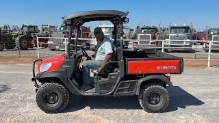 Entz Auction &amp; Realty – LOT 3936 - 2015 KUBOTA SIDE-BY-SIDE