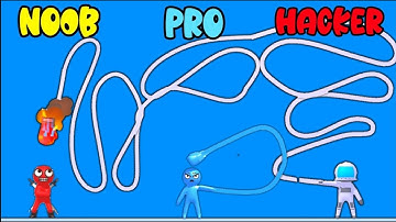 NOOB vs PRO vs HACKER in Rocket Punch!!