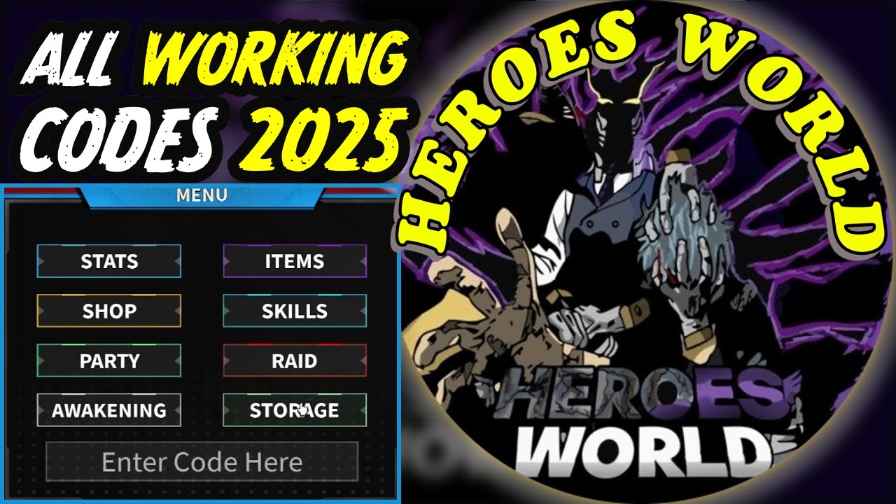 Heroes World Codes June 2025 ⚠️New⚠️ ALL WORKING CODES Roblox Heroes ...