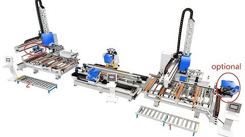CNC door lock hinge machine with loading system
