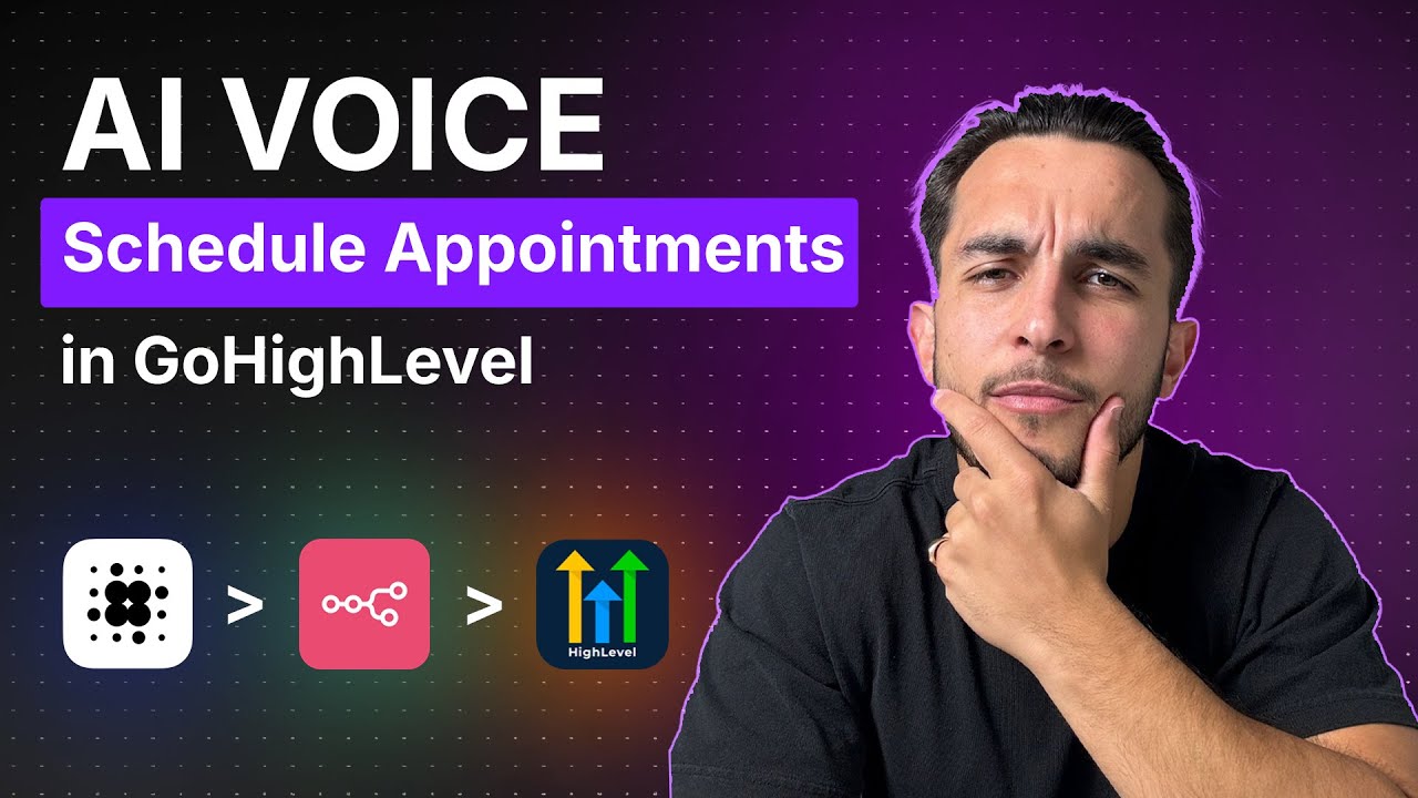 AI voice agent booking appointments in GoHighLevel CRM