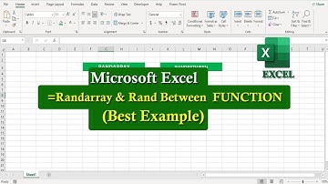 Randarray & Rand Between Functions in MS Excel | Randarray & Rand Between Use In Exceel