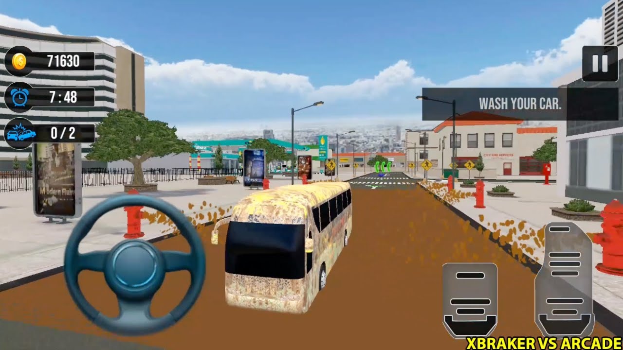 Smart Car Wash Workshop Service Garage - New Vehicle Unlocked - Bus Unlocked - Android Gameplay