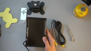 7인치TFT LCD 프리뷰 카메라 모니터  & 자동차 카메라
