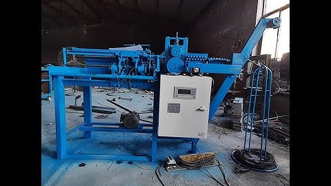 Automatic welding loop tie wire machine