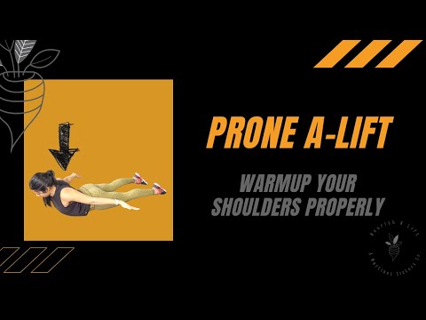 Activate your Shoulders with Prone A-Lifts