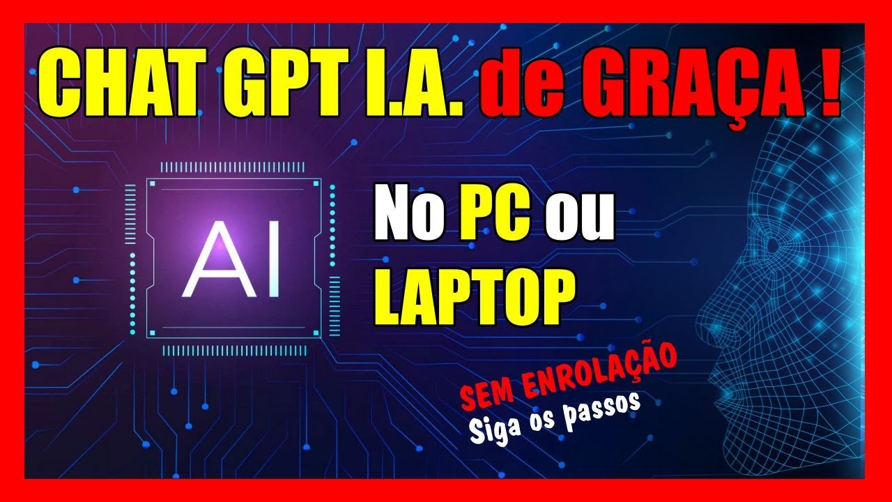 INSTALE i.A. DO CHAT GPT 3.5 NO SEU PC DE GRAÇA! - YouTube