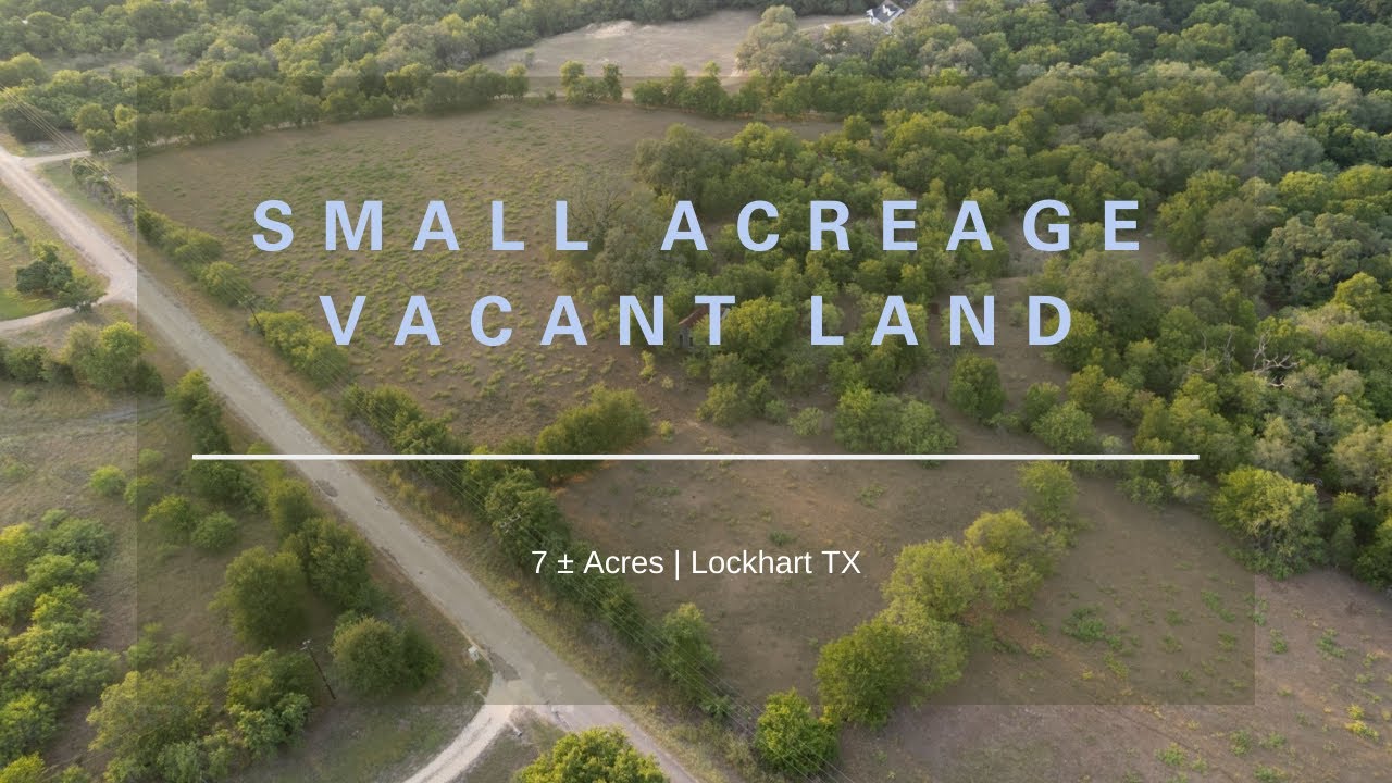 SOLD! Land For Sale Near Lockhart Texas In Caldwell County South