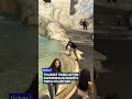 Tourist Faces Lifetime Ban After Diving Into Trevi Fountain