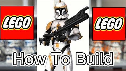 How to build Lego Phase 1 Commander Cody From The Clone Wars