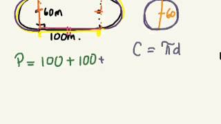 How to find Perimeter around a track Chapter 8 Review