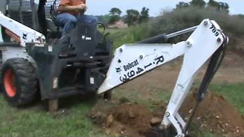 Bobcat 709 Backhoe Attachment For Skid Steer Loader Track Loader For Sale Mark Supply Co