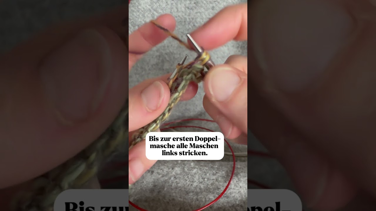 Knitting Tutorial: Verkürzte Reihen und Raglan-Zunahmen | German Short Rows and Raglan 