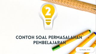 CONTOH SOAL KASUS PEMBELAJARAN TAP PG PAUD - UNIVERSITAS TERBUKA - UT