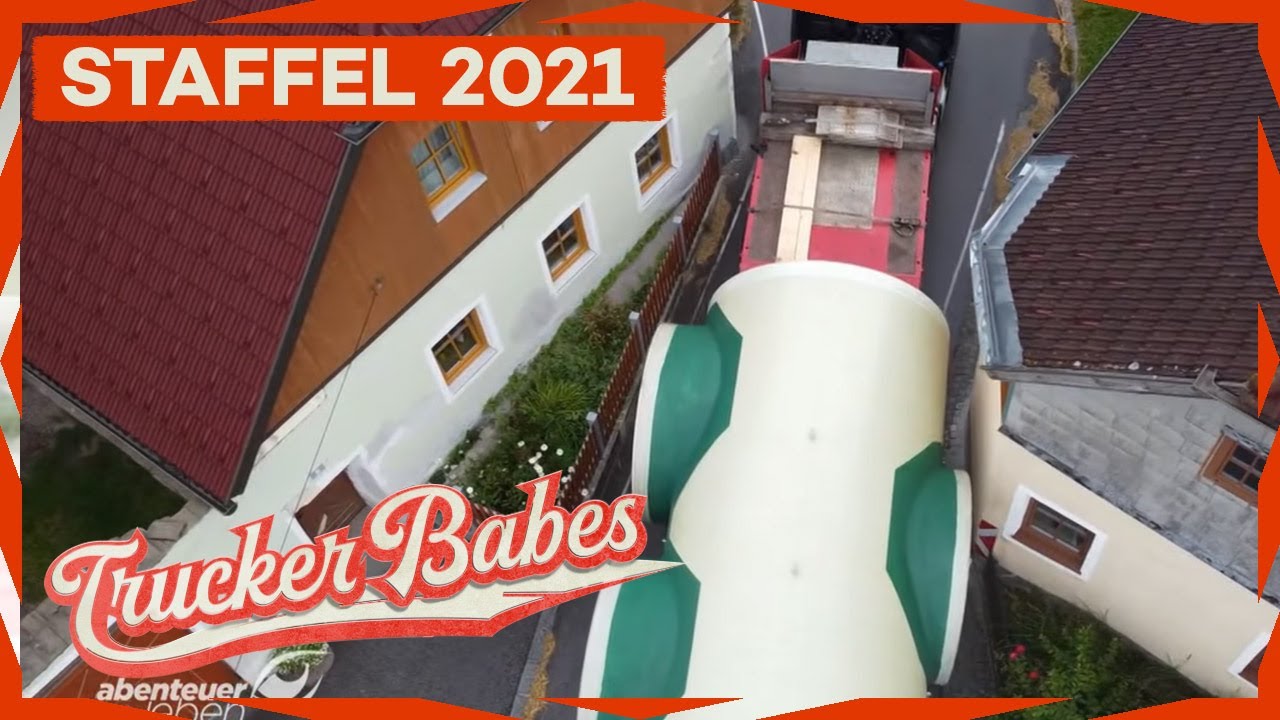 Millimeter-Arbeit -  Patrizia muss eine Engstelle durchqueren | Trucker Babes | Kabel Eins