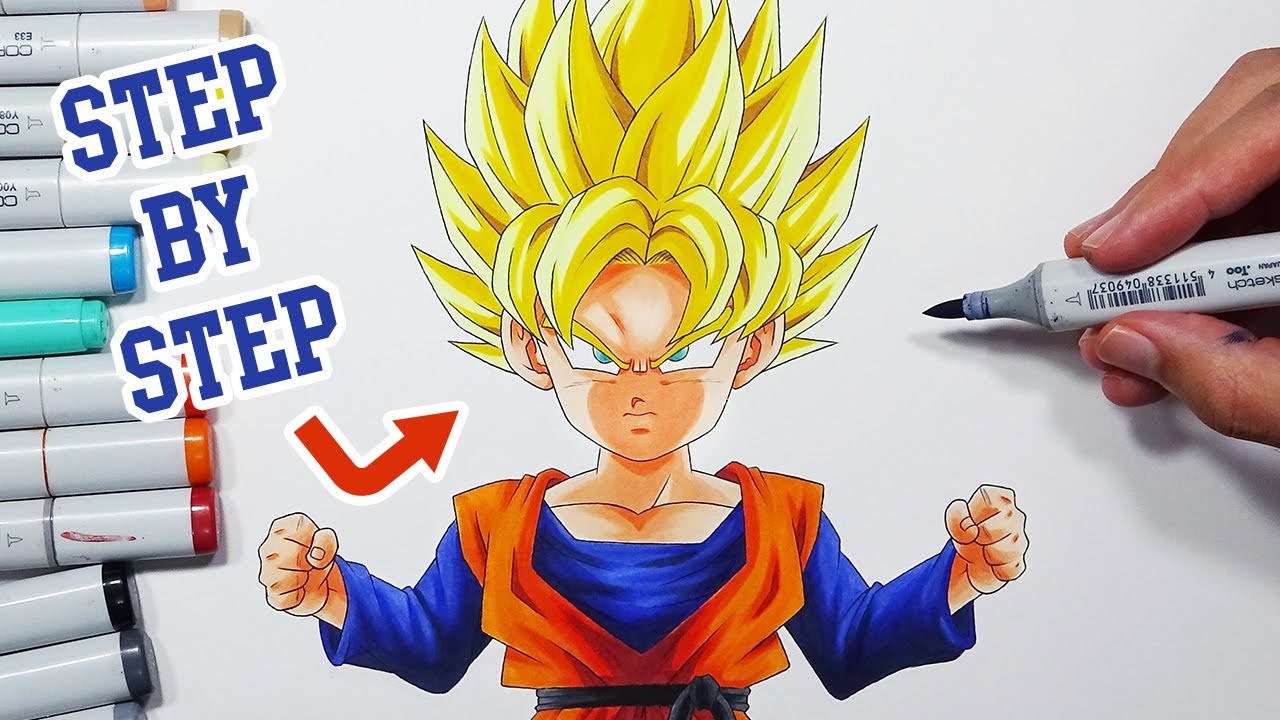 Top How To Draw Goten Super Saiyan Step By Step of the decade Check it out now 