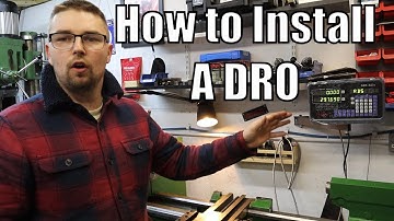 Een import-DRO op een draaibank installeren