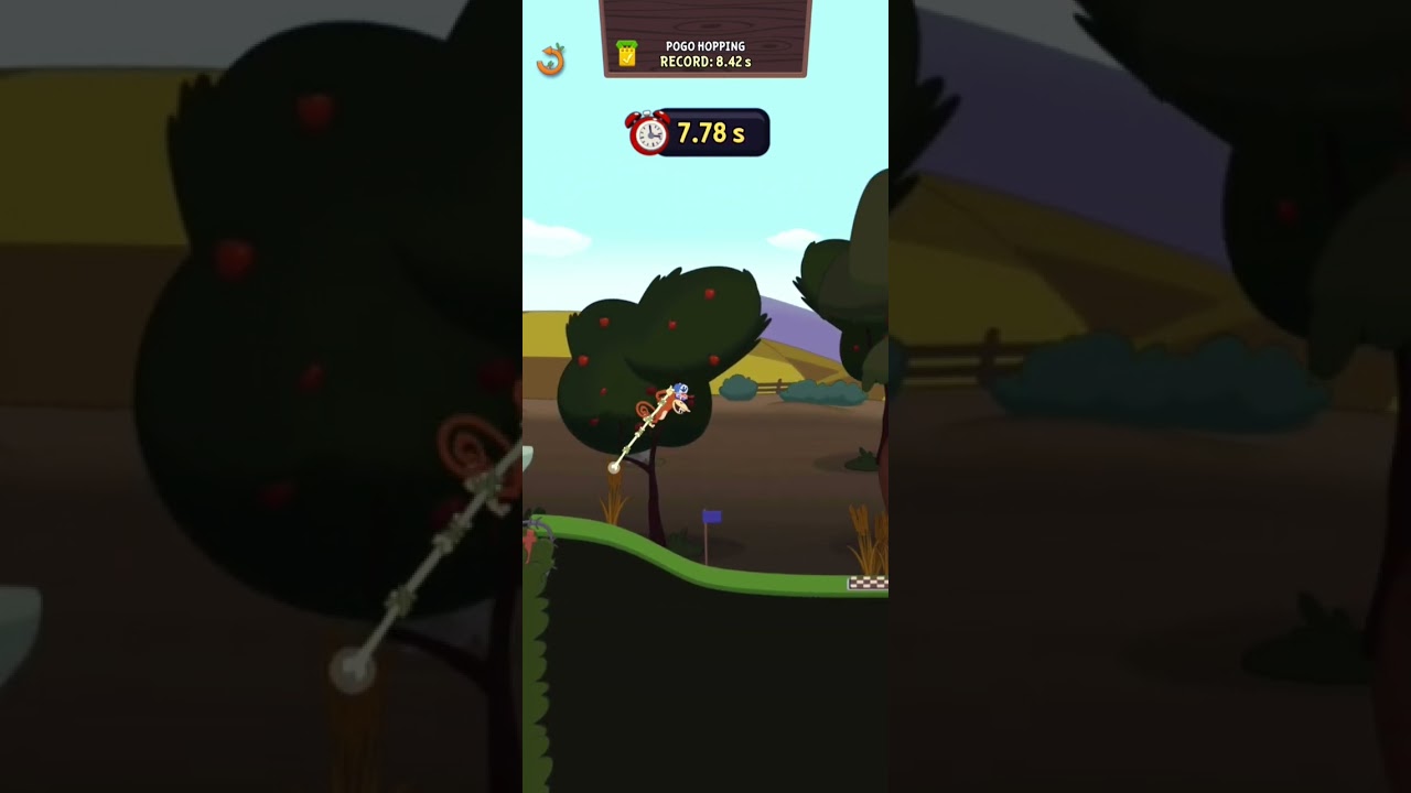 Pogo hopping in 8.62 seconds  