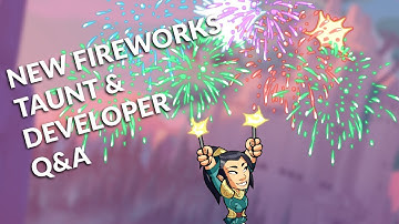 New Fireworks Taunt & Developer Q&A! - Brawlhalla Dev Stream Montage