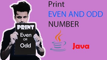 |Print even and odd number in java| Java even or odd number print 1 to 100|.