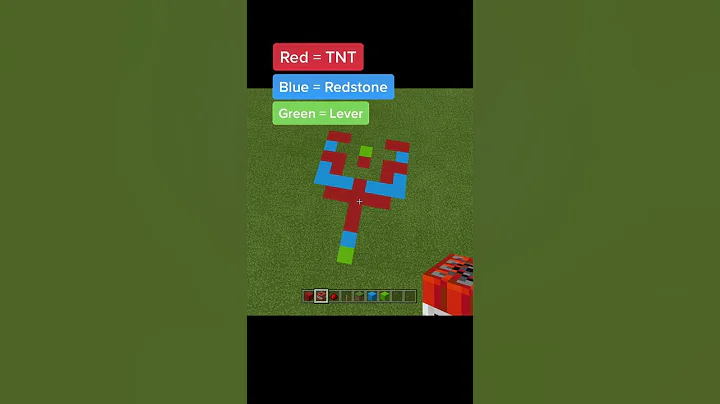 Minecraft: TNT Heart TRICK ❤️