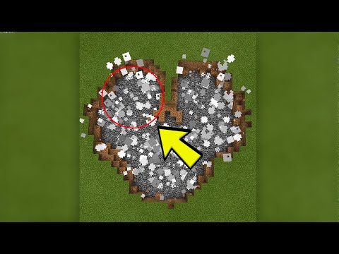 Minecraft: TNT Heart TRICK ❤️