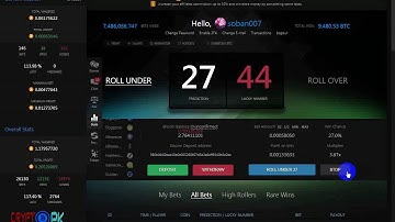 Profitable Strategy - make 0.017 BTC  || luckygames.io BY Muhammad Soban