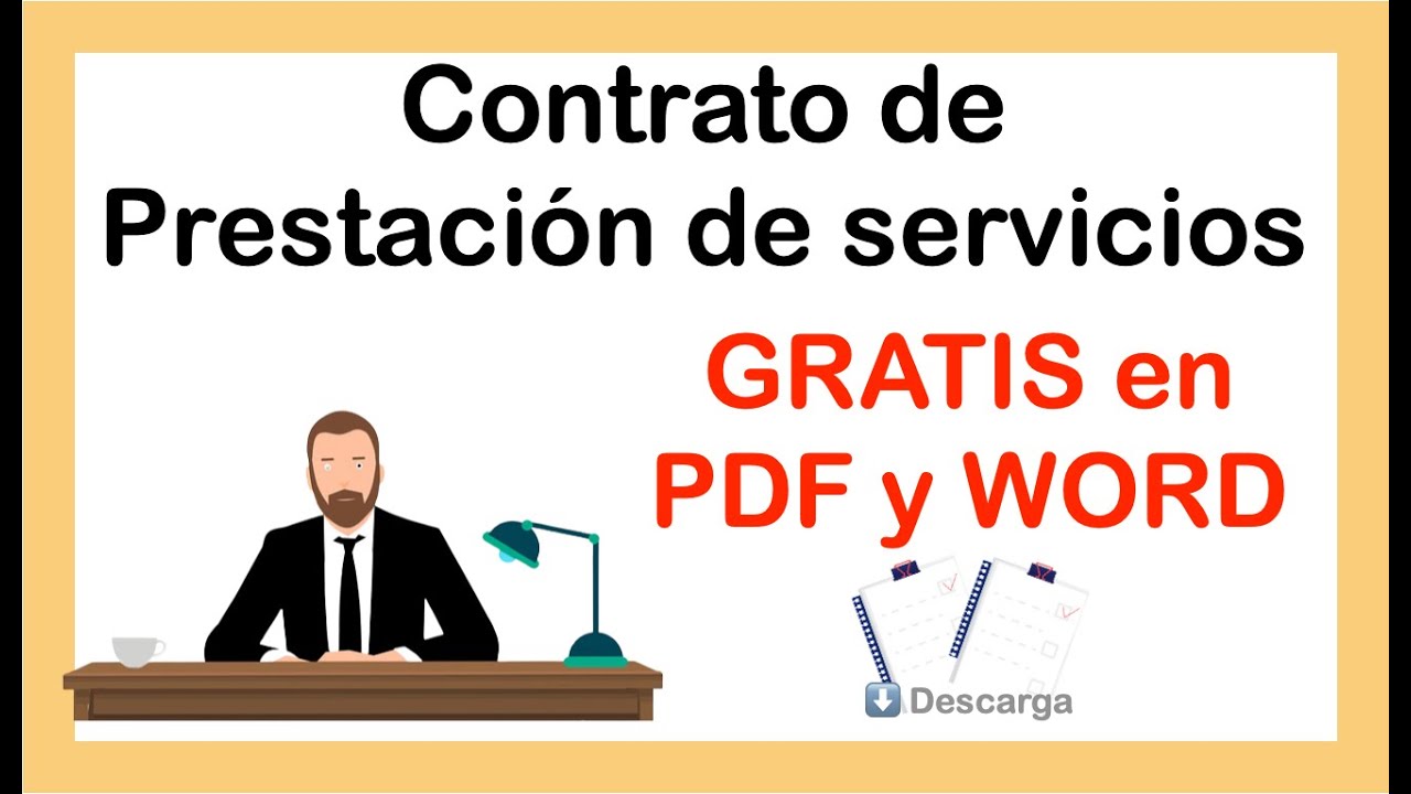 ⬇️ DESCARGA Contrato de Prestación de Servicios [GRATIS] en PDF o WORD