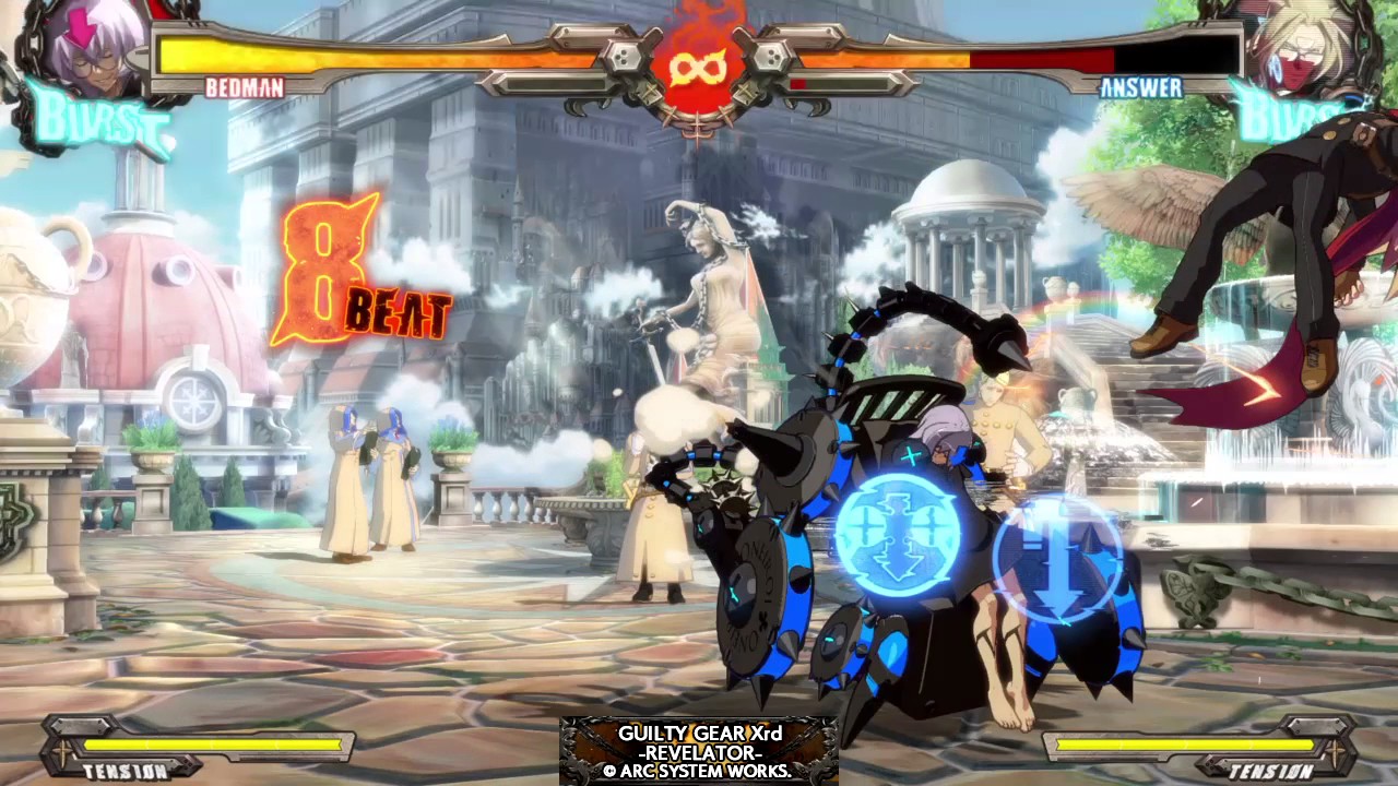 GUILTY GEAR Xrd -REVLATOR- Bedman 起攻 Combo 2 - YouTube