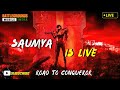 Day 7 conqueror rank push with saumya  bgmi live  saumya is live