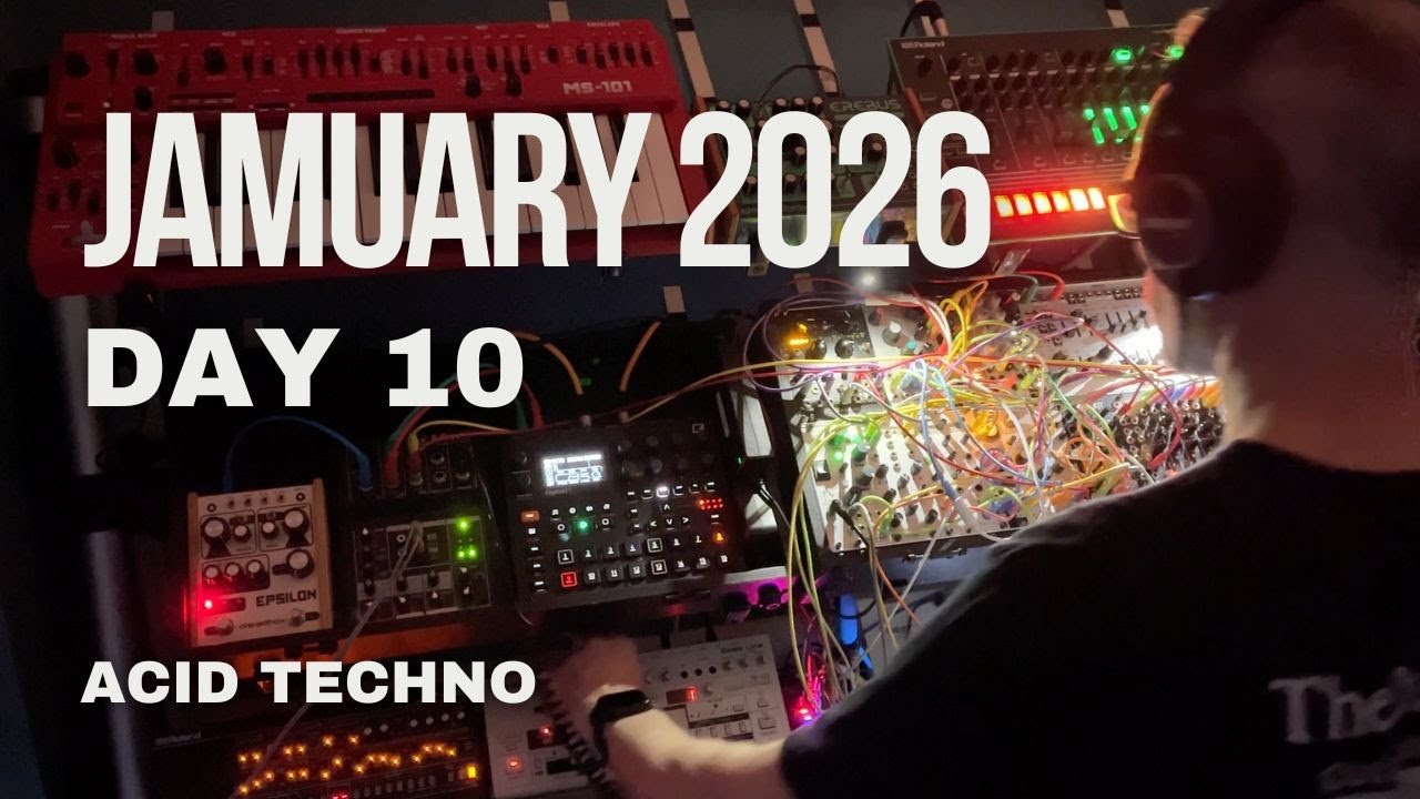Modular synth performance - acid techno 🙂 