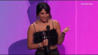 Rhett & Link Present Sheena Melwani with the Short Form Award | 2022 YouTube Streamy Awards