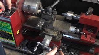 “learning” metal lathe AUTO FEED (tricky) nitty-gritty details screenshot 3