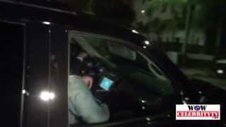 Justin Timberlake leaving MySpace event at EL Rey Theatre in Hollywood
