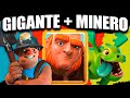 Mis MEJORES PARTIDAS con GIGANTE + MINERO🔥 en CLASH ROYALE!!! - BENIJU