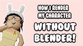 How I Render My Roblox Character Roblox Tutorial Youtube - draw your roblox character using anim studio pro by alaagaming