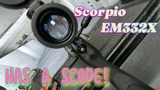 My Scorpio EM332X has a scope! || How to easily calibrate a scope at home