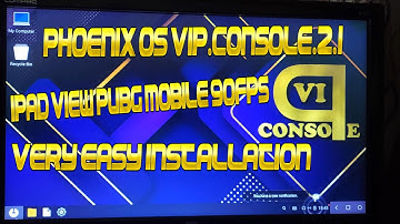Phoenix OS VIP Console 2.1 Easy Installation With Ipad view (90FPS PUBG MOBILE)