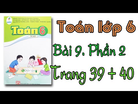 Video Toán lớp 6 sách cánh diều tập 1 chương 1 bài 9 giải... - youtube