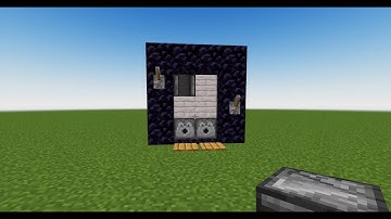 On / Off Redstone Nether Portal Tutorial Minecraft 1.21