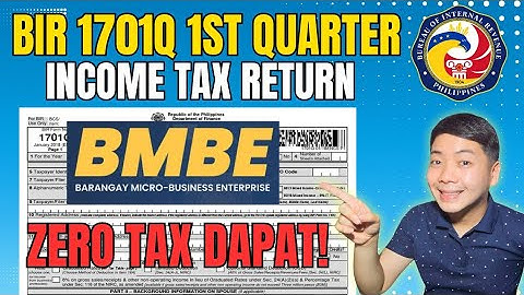 1701Q 1st quarter 2025 : How to File 1701Q using eBIR Online for BMBE | ZERO TAX DAPAT!